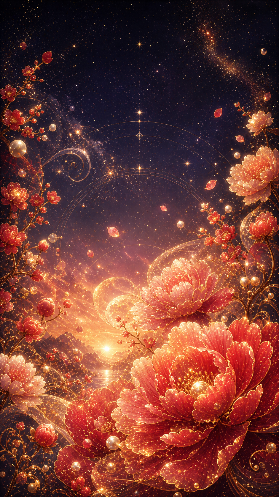 花开见喜壁纸示例